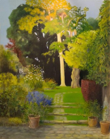 la montée au jardin